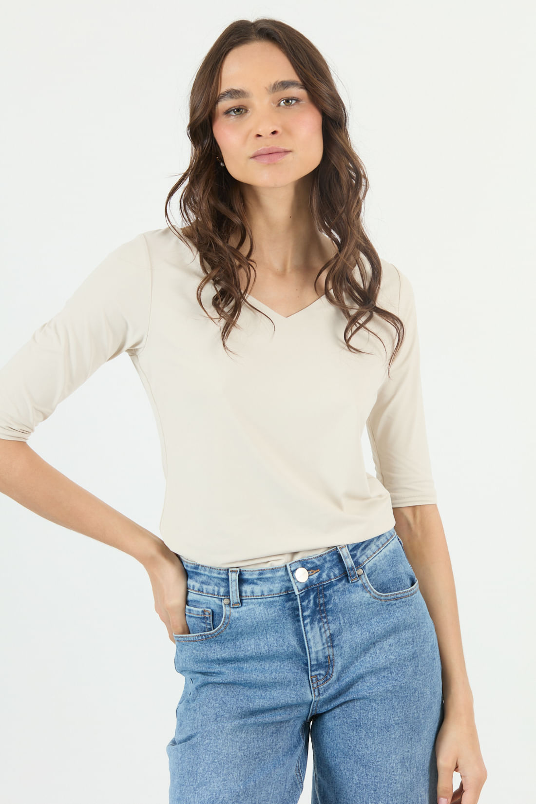 Polera Beige