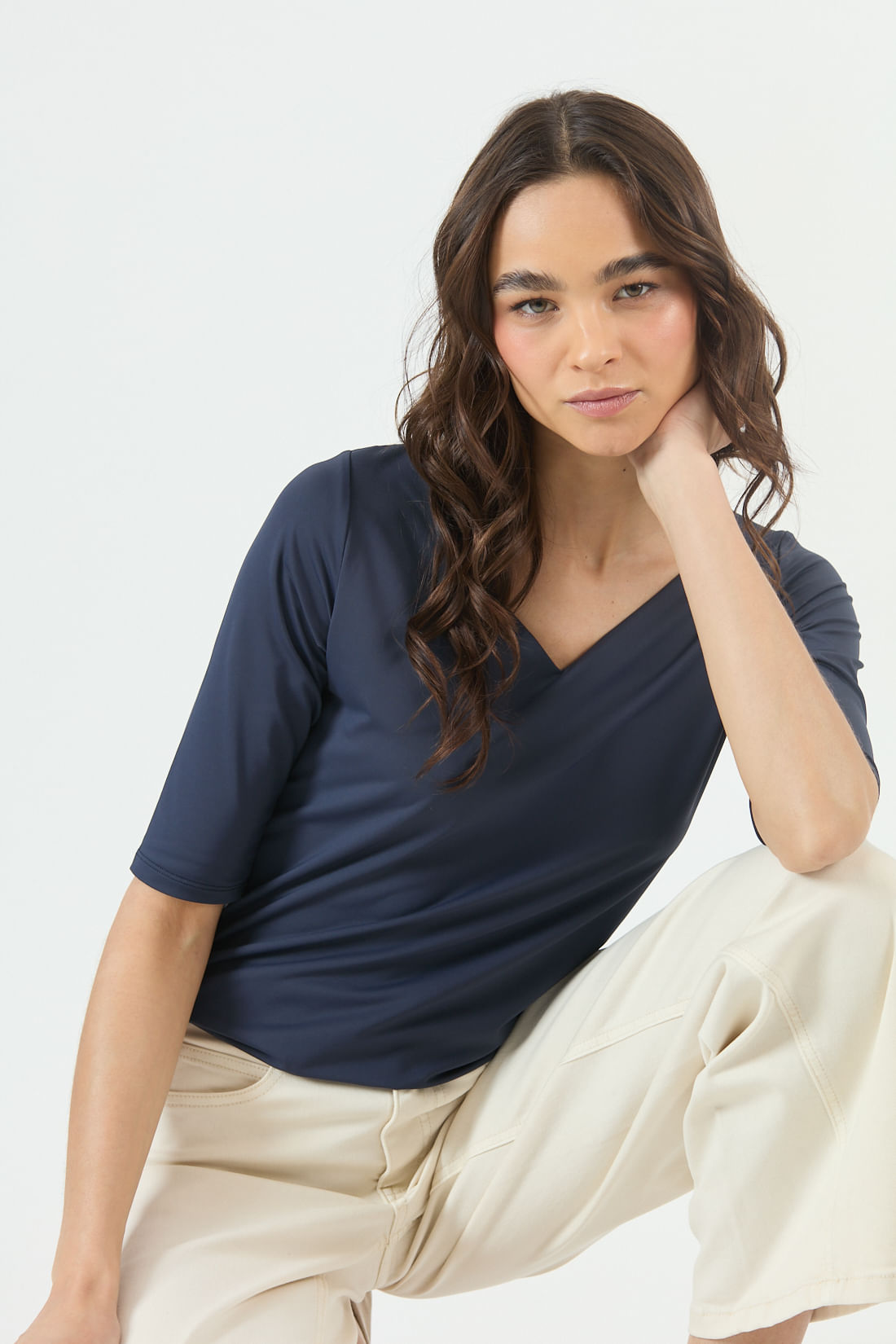 Polera Azul Marino