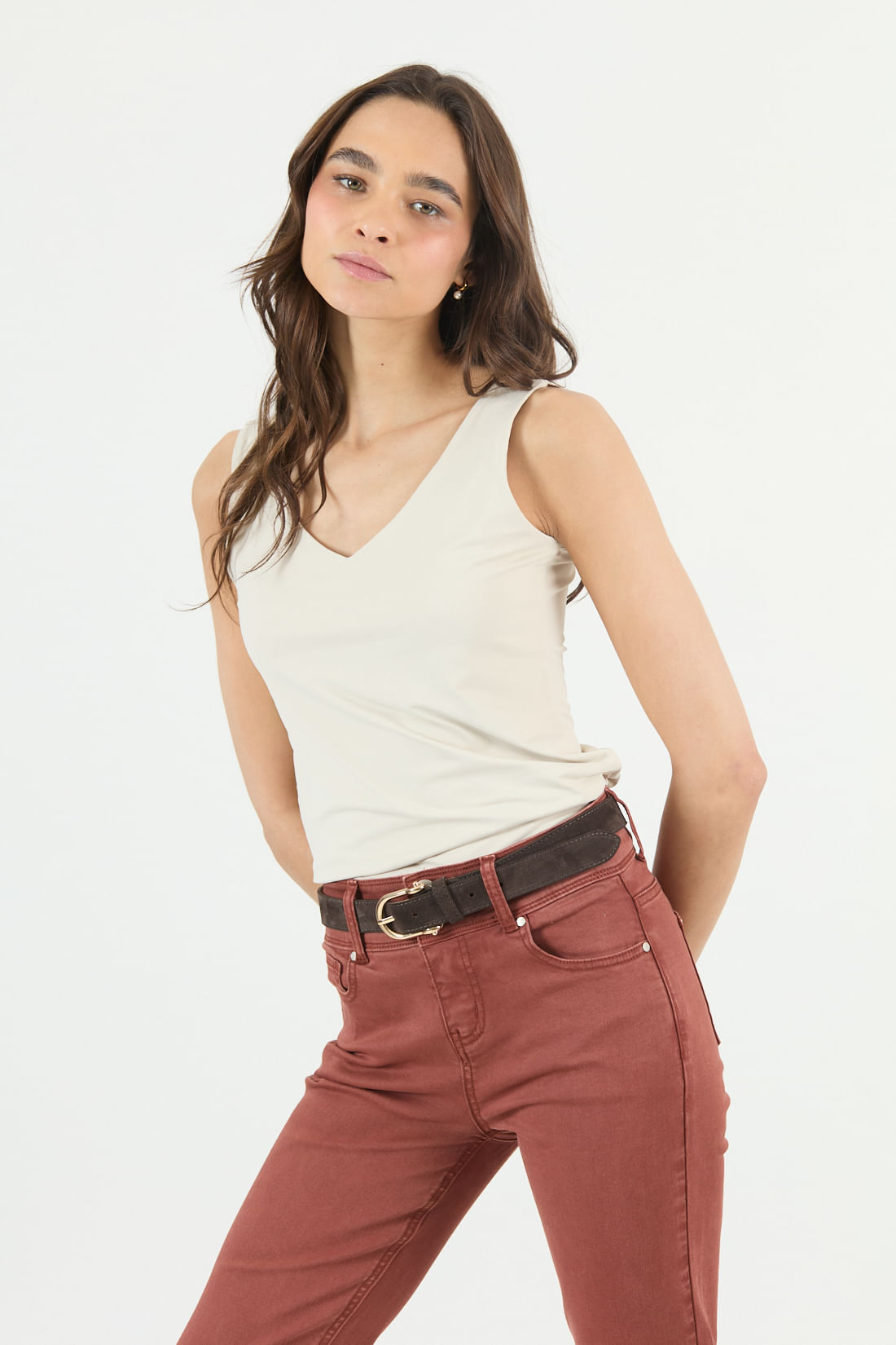 Polera Beige
