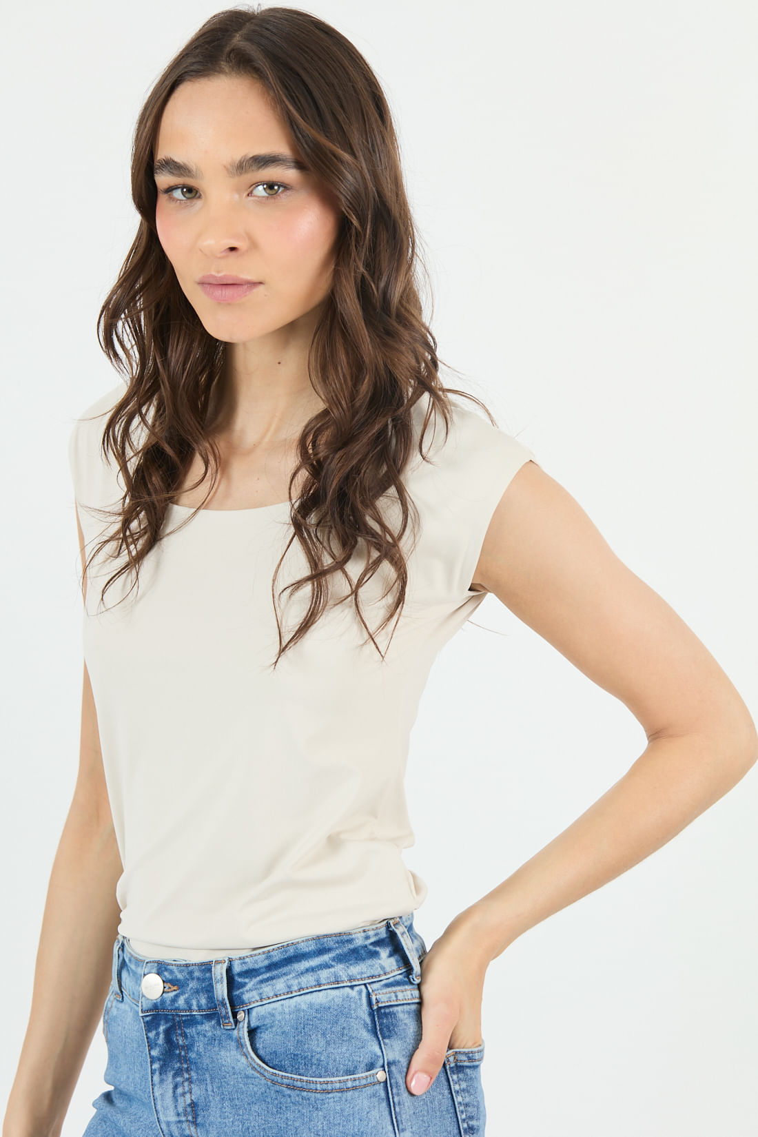 Polera Beige